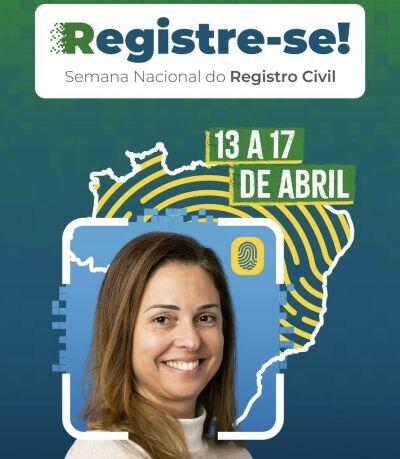 Imagem da notícia Semana Nacional do Registro Civil será antecipada e terá mutirão em abril em Alcinópolis